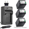 Kastar NP-FV100 Battery or AC Charger for Sony HXR-MC50 HXR-NX30