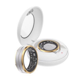 Smart Ring Android Smart Rings Men Women Sleep Tracker Heart Rate Monitor Smart Ring IOS Heart Rate Fitness Tracker Ring Sleep Tracker Fitness Ring Pedometer Fitness Tracker Health Ring Gold Silver