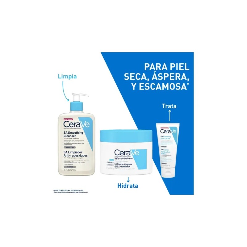 CeraVe Crema SA Anti-Rugosidades para Piel Seca 340gr