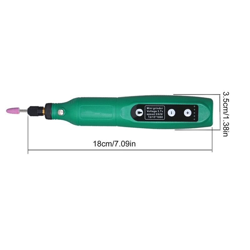 Cordless Rotary Tool 3.7V Li-Ion Power 5 Variable Speed USB