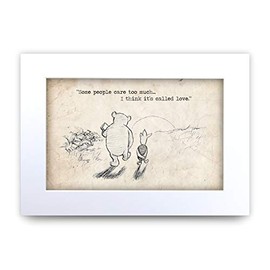 HWC Trading FR. Winnie the Pooh A4 Framed Print