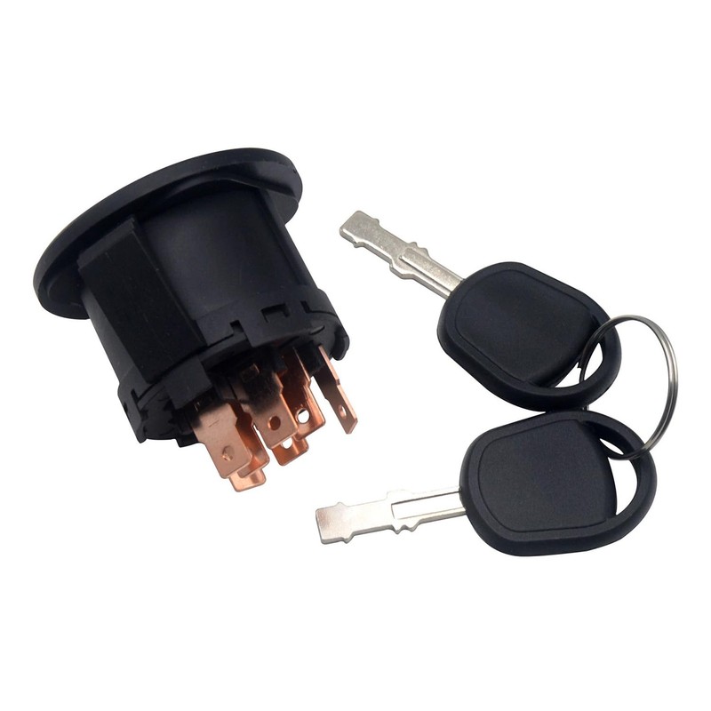 1 x ignition starter switch, ignition starter switch key, lawn