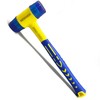 Rubber Mallet, BOOSDEN Double-Faced Rubber Mallet Hammer, Shockproof Anti-Slip Small