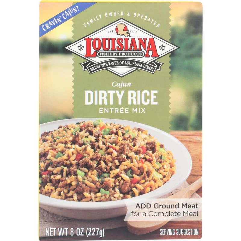 Louisiana Fish Fry Dirty Rice Entree Mix 8.0 oz box
