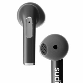 Sudio N2 Audifonos True Wireless Ipx4 con 4 Microfonos Carga Inalambrica, Negro.
