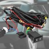 Universal 12V LED Fog Light Switch Wiring Harness Kit with