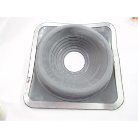 DEKS Dektite #6 (5" to 9") Square Gray EPDM Flexible Pipe Flashing, Roof Jack Pipe Boot Flash
