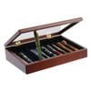 Stained Mahogany Display - 10 Pens