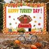 AIBIIN 7x5ft Thanksgiving Happy Turkey Day Banner Backdrop Pumpkin Turkey