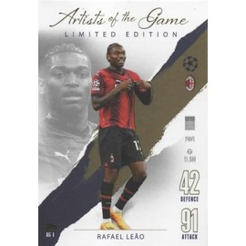 Topps Match Attax 2023 2024 Rafael Leao Artists of the Game Limited Edition
