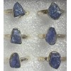 Natural Creations Sterling silver ring size 7 Tanzanite Raw
