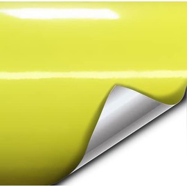 VVIVID XPO Gloss Daytona Yellow Vinyl Car Wrap Film (10ft x 5ft)