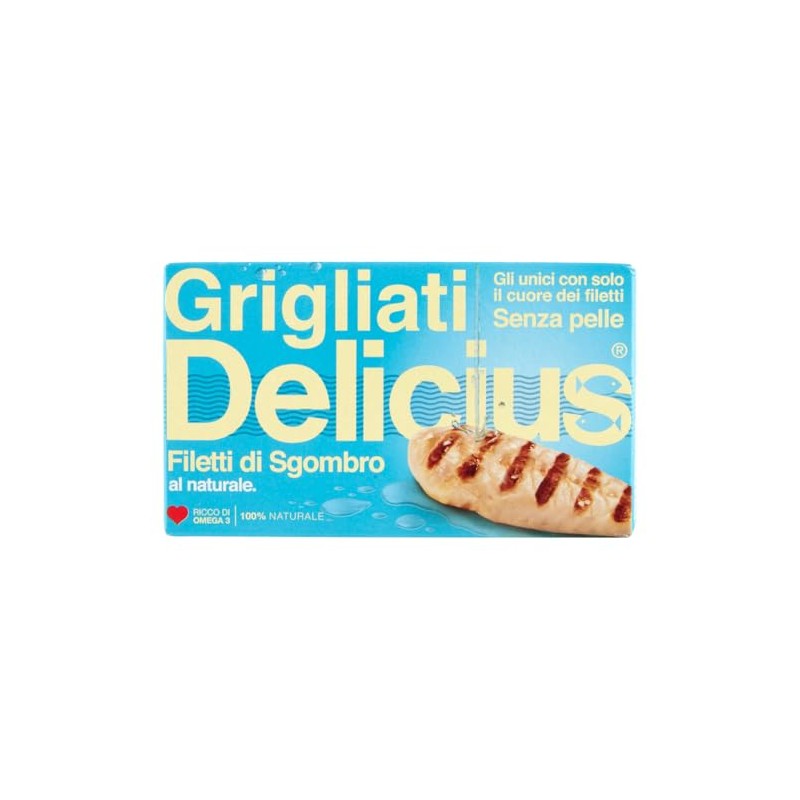 Delicius Grigliati Filetti di Sgombro al naturale 90 g