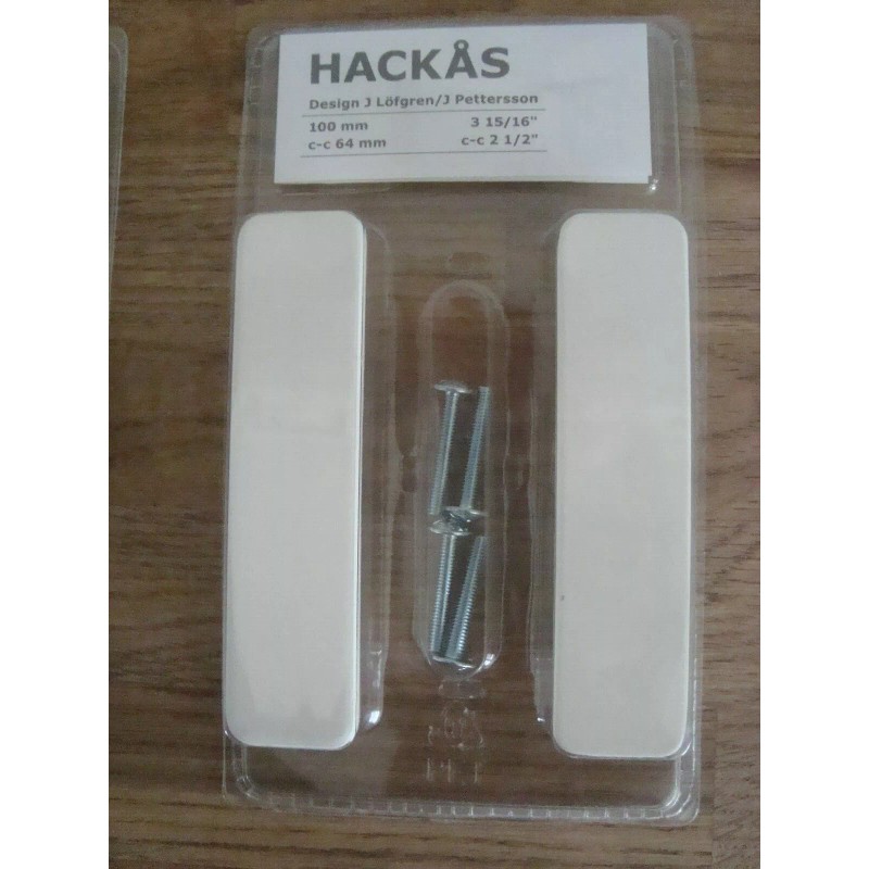 Ikea HACKÅS Handle anthracite HACKAS Handle 3 15/16" 2 Pack