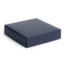 Generic Matte Navy Blue Box Lid,for Holiday Birthday Wedding Anniversary Candie Snack Gift Basket. 6x6x1.5 Inch, 25 Pack
