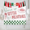 Raoformi Meatball Theme First Birthday High Chair Banner