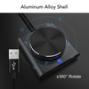 USB Volume Control Knob for PC, Mute or Pause Key,