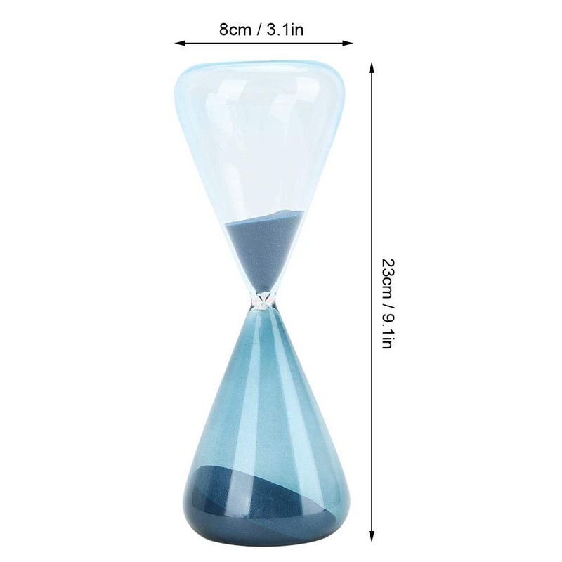 Mumusuki Hourglass Clock Blue Sand Timer, Innovative Cone Shape Unique