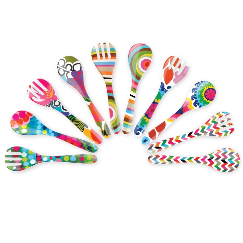 French Bull Salad Server 2 Piece Set - Melamine Dinnerware