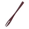 Ishida Japanese Confectionery Fork, Set of 5, Natural Wood