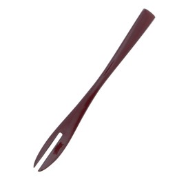 Ishida Japanese Confectionery Fork, Set of 5, Natural Wood