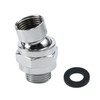 Tsnamay Chrome Finish Shower Head Swivel Ball 360°Brass Chrome Shower