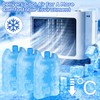 LIOOBO Blue Ice Packs for Coolers: 8PCS Reusable Ice Blocks