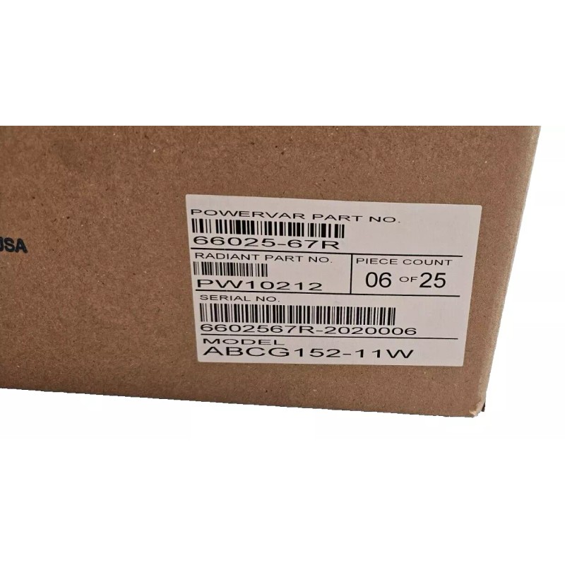 Powervar Ametek Powervar Ground Guard Power Conditioner ABCG152-11, 120V 1.6A,