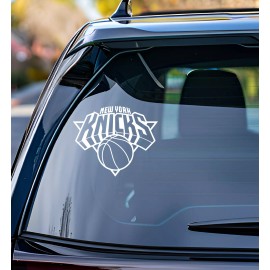 New York Knicks Vinyl Decal Car Truck Vehicle Window Wall Sticker White v1