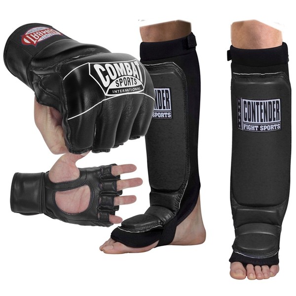 Combat Sports MMA Starter Bundle, Regular , Black