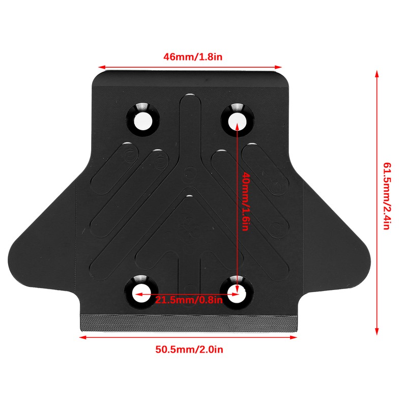 Aluminum Alloy Rear Plate Protective Cover for ARRMA KRATON 6S