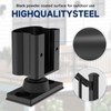 Egadis 4 Pack Aluminum Adjustable Railing Bracket with Stair Foot,
