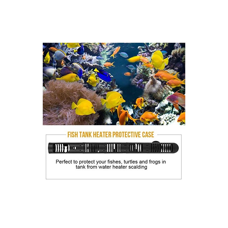 T&F 24.5 cm Aquarium Heater Guard Protector Removable Aquarium Heating
