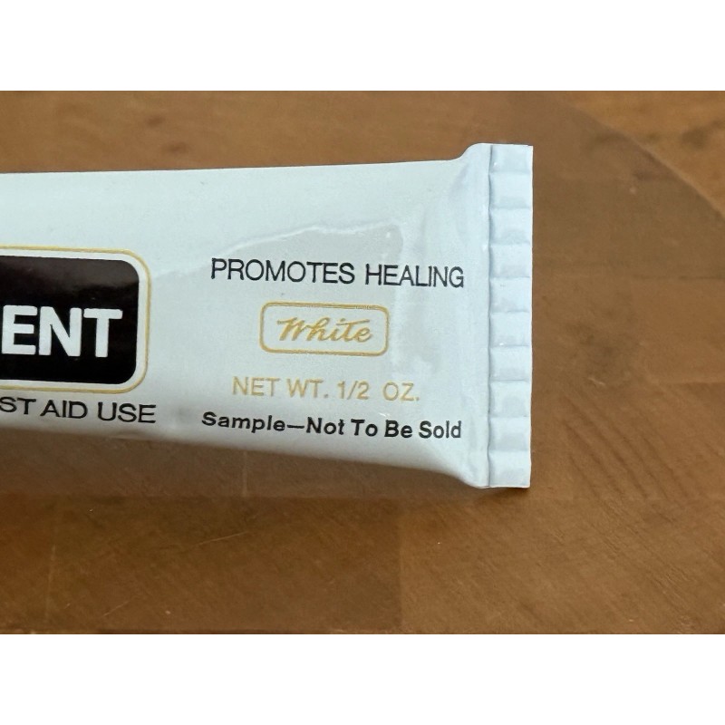 VTG 1969 White A and D Ointment Diaper Rash First