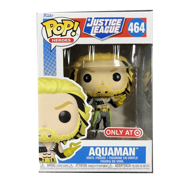 Funko Justice League Aquaman Vinyl Figure 464 Unisex Pop! Multicoloured