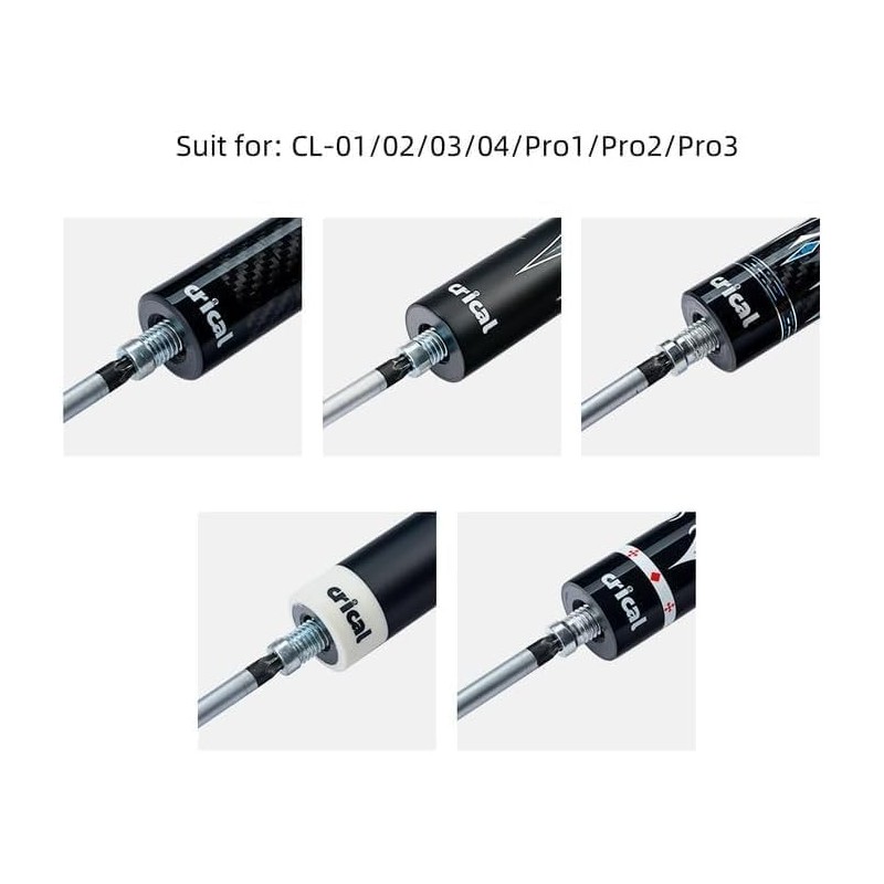CRICAL 4 Pcs Billiard Cue Stick Weight Bolts Adjustable Billiard