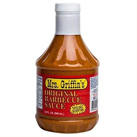 Mrs Griffin's Regular BBQ Sauce 32 oz - Tangy Mustard Based BBQ Sauce