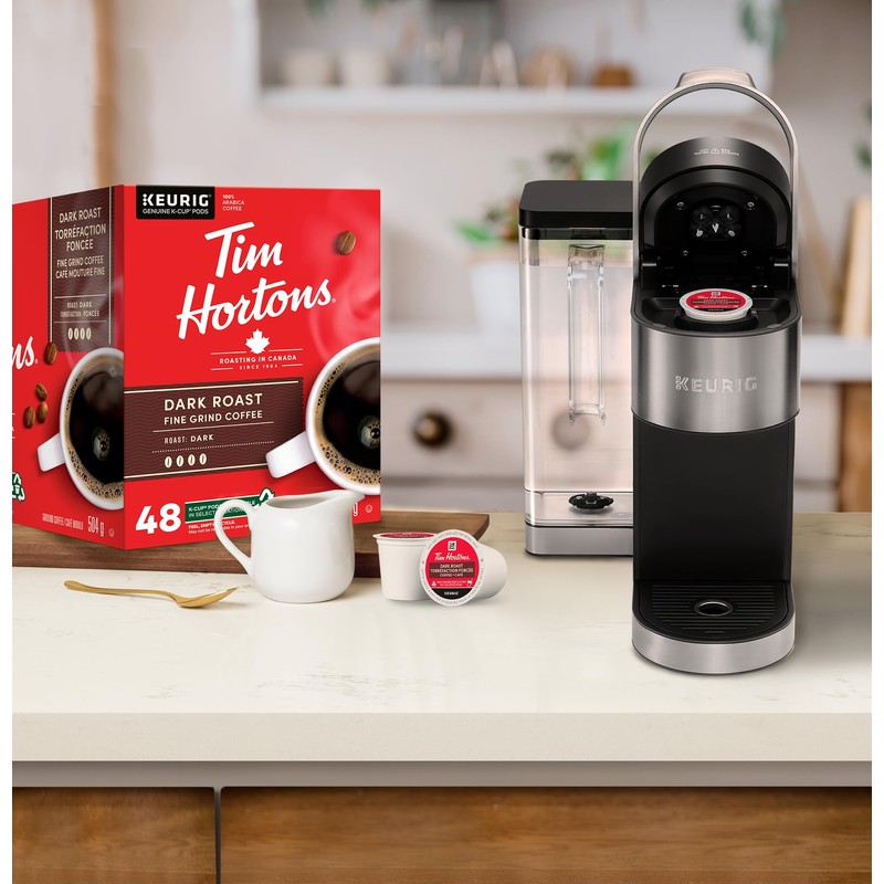 Tim Hortons Dark Roast Coffee, Single Serve Keurig K-Cup Pods,