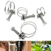 GIAK Double Wire Hose Clips Adjustable 304 Stainless Steel Hose