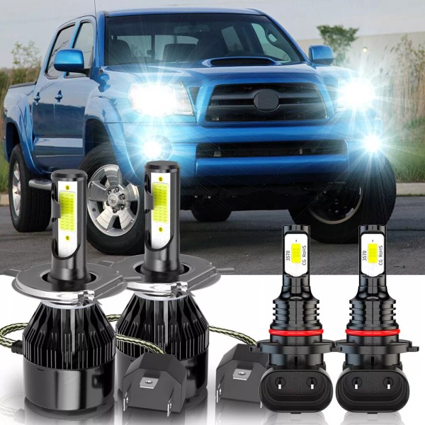 CHUSYYRAY For Toyota Tacoma 2005-2011 Combo LED Headlight Kit Hi/Low
