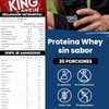 King Protein Proteína Concentrada Suero Sabor Bcaa Antes Después Entrenamiento