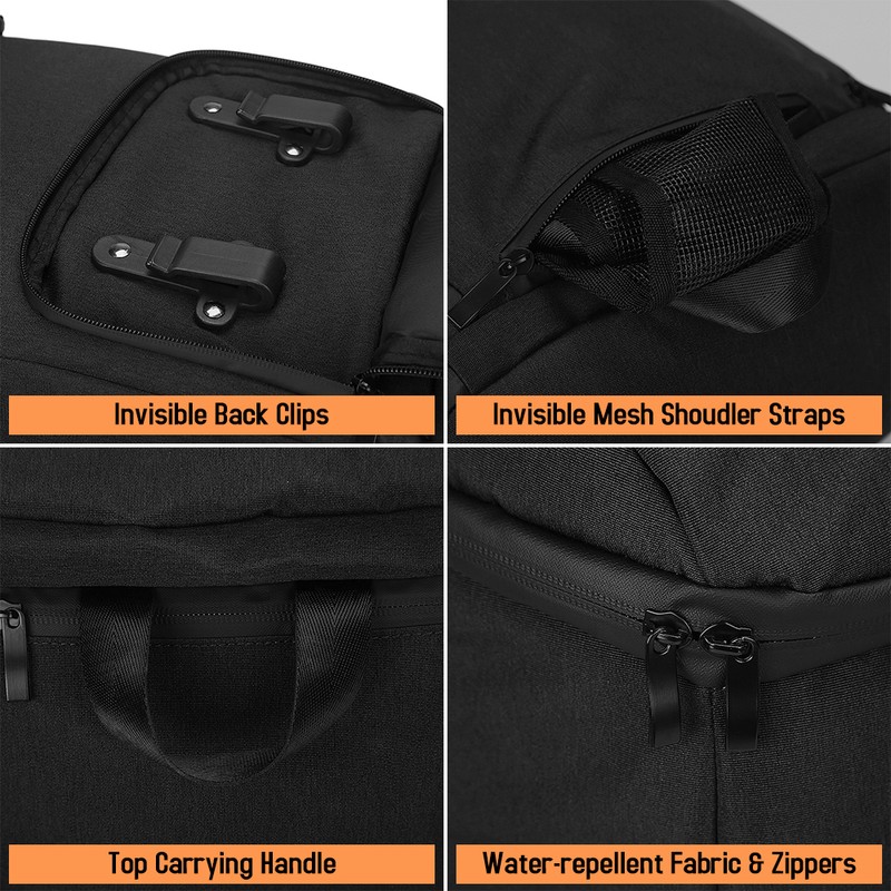3 In 1 Cycling Insulation Bag 17L Reflective Rear Rack