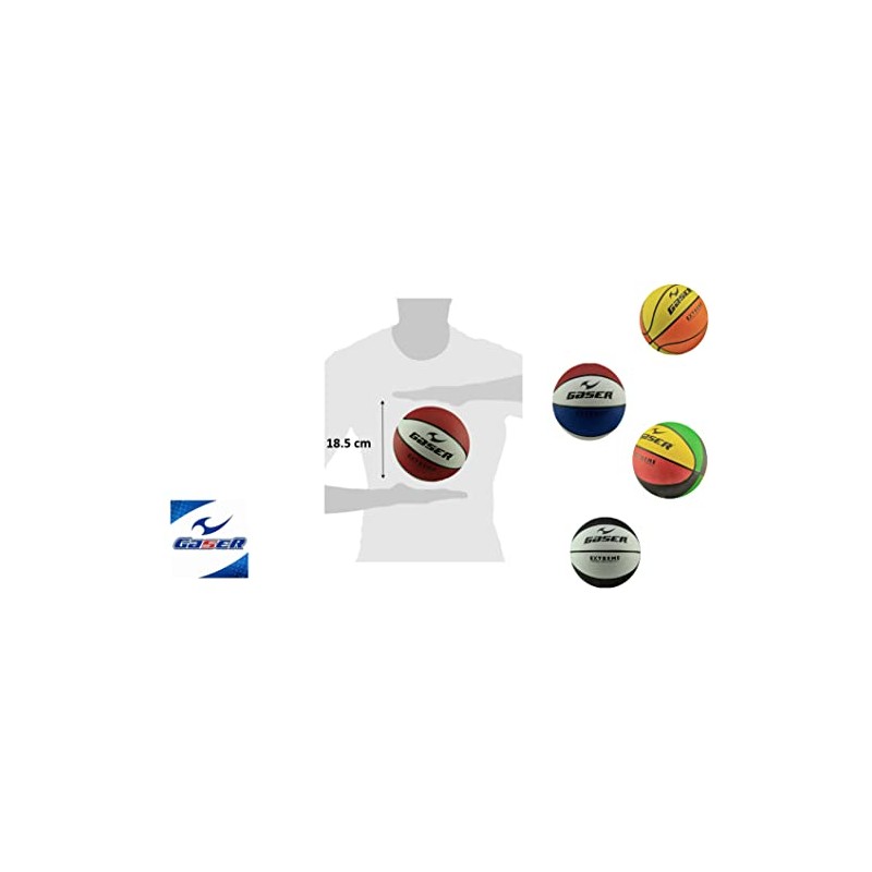 Gaser Balón de Basquetbol Modelo Extreme No. 3 (Negro)
