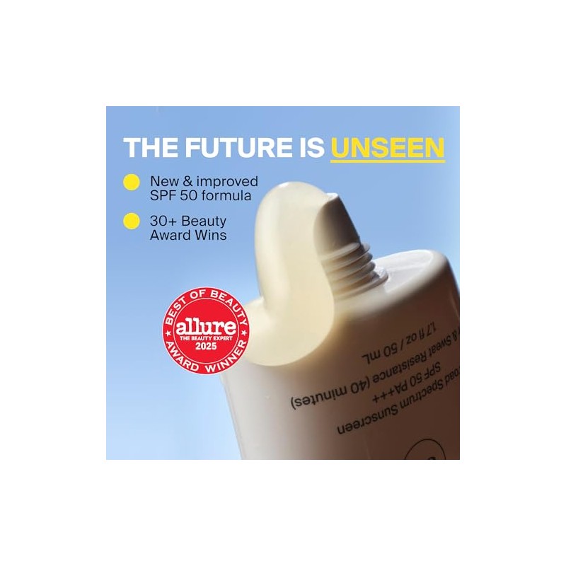Unseen Sunscreen SPF 50 PA Plus by Supergoop for Unisex