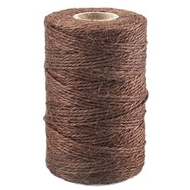 Brown Twine,328 Feet Jute Twine String,2mm Colour Packing String Gift Twine for DIY Craft,Wrapping,Gardening Applications