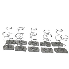 Solar Super Store M8 - Strut Channel Nuts, Spring Channel Nuts, T-Nuts - Hot Dip Galvanized (HDG) Pack of 10