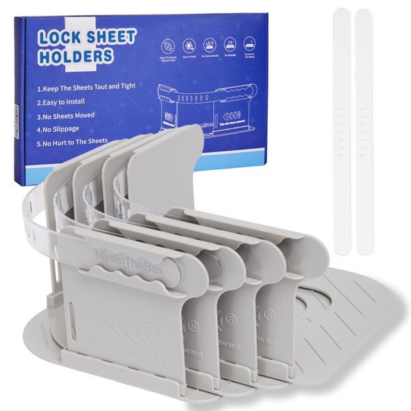 MiniInTheBox Fitted Sheet Holders to Keep Sheets in Place All