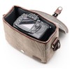 KONTONTY Camera Bladder Bag Lightweight Canvas Handbag for Digital Camera