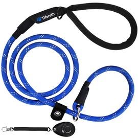Tifereth Slip-Lead Dog-Leash Medium-Training Rope - 6ft Foot Big Large Reflective Climbing Rope Leash Supports The Strongest Pulling Large Medium Dogs 6 Feet