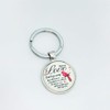 Generic Cardinal Keychain Bereavement Sympathy Gift - Remembrance Grief Red
